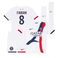 Paris Saint-Germain Fabian Ruiz #8 Bortatröja Barn 2024-25 Kortärmad (+ Korta byxor)